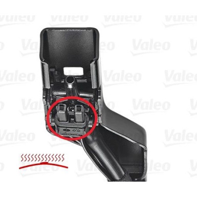 Valeo Wischblatt Scheibenwischer SILENCIO AQUABLADE SET 572308