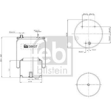 FEBI BILSTEIN 38607 Federbalg, Luftfederung