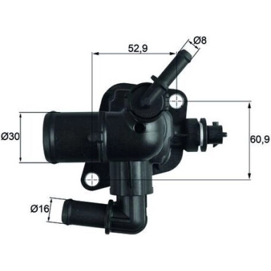 Thermostat, Kühlmittel TI 251 88D