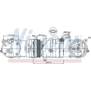 Kompressor, Klimaanlage 89058 Kompressor, Klimaanlage 89058