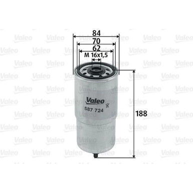 Valeo Kraftstofffilter 587724