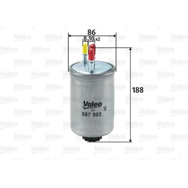 Valeo Kraftstofffilter 587503