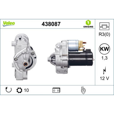 Starter Valeo Origins New OE TECHNOLOGIE 438087