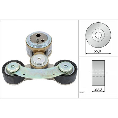 INA Riemenspanner, Keilrippenriemen 534 0826 10