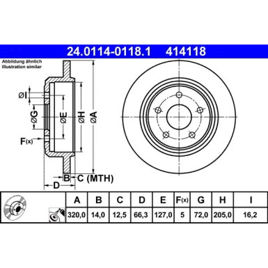Bremsscheibe 24.0114-0118.1