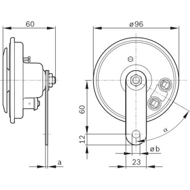 BOSCH Horn 0 986 320 132