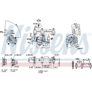 Nissens Turbolader 93095