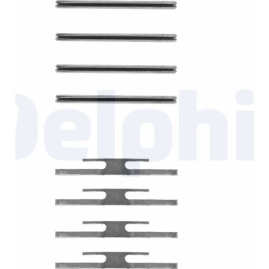 Delphi Zubehörsatz, Scheibenbremsbelag LX0055