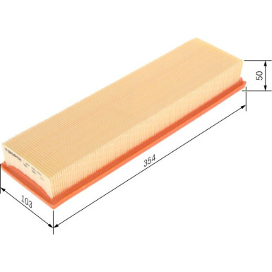 BOSCH 1 457 433 592 Luftfilter BOSCH 1 457 433 592 Luftfilter