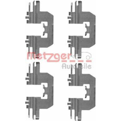 Metzger Zubehörsatz, Scheibenbremsbelag 109-1724