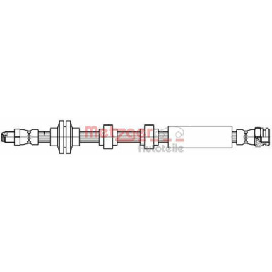 Metzger Bremsschlauch 4111803