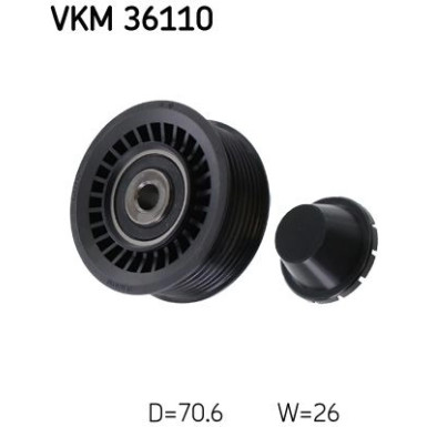 SKF Umlenk-/Führungsrolle, Keilrippenriemen VKM 36110
