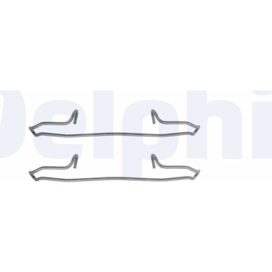 Delphi Zubehörsatz, Scheibenbremsbelag LX0223