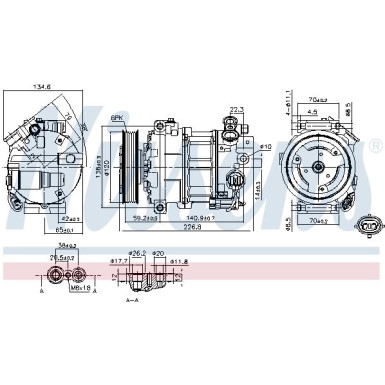 Kompressor, Klimaanlage 89584 Kompressor, Klimaanlage 89584