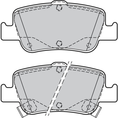Valeo Bremsbelagsatz, Scheibenbremse 601377