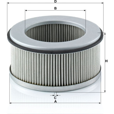 MANN-FILTER CU 1836/1 Innenraumfilter, Partikelfilter