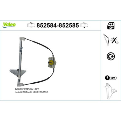 Valeo Fensterheber 852584