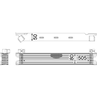 Mahle Ölkühler, Motoröl BEHR CLC 175 000S