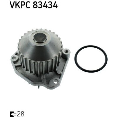 SKF Wasserpumpe VKPC 83434