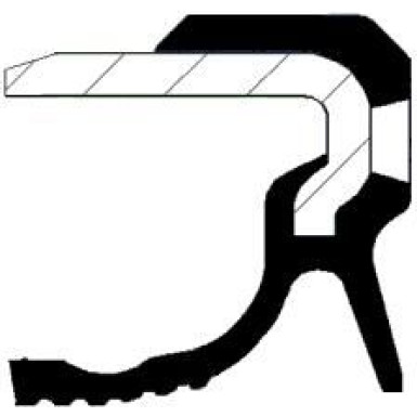 Corteco Wellendichtring, Kurbelwelle 49381130