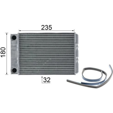 Mahle Wärmetauscher, Innenraumheizung BEHR Premium Line AH 77 000P