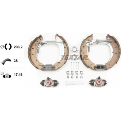 Bremsbackensatz 84048002