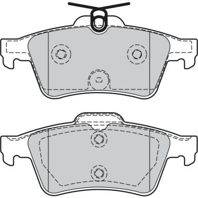 Valeo Bremsbelagsatz, Scheibenbremse 601358 Valeo Bremsbelagsatz, Scheibenbremse 601358