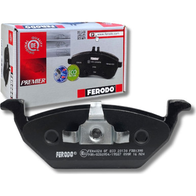 FERODO PREMIER ECO FRICTION FDB1398 Bremsbeläge inkl. Verschleißwarnkontakt, mit Kolbenclip FERODO PREMIER ECO FRICTION FDB1398 Bremsbeläge inkl. Verschleißwarnkontakt, mit Kolbenclip