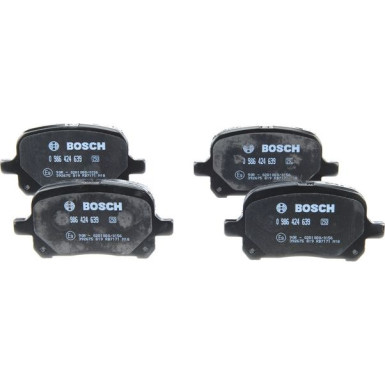 BOSCH Bremsbelagsatz, Scheibenbremse 0 986 424 639