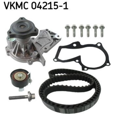 SKF Wasserpumpe + Zahnriemensatz VKMC 04215-1
