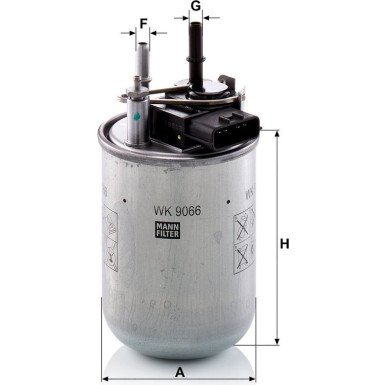 Kraftstofffilter WK 9066 Kraftstofffilter WK 9066