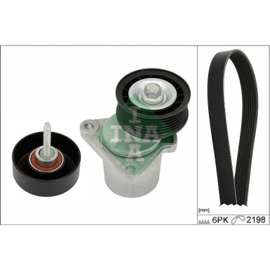 INA Keilrippenriemensatz 529 0397 10