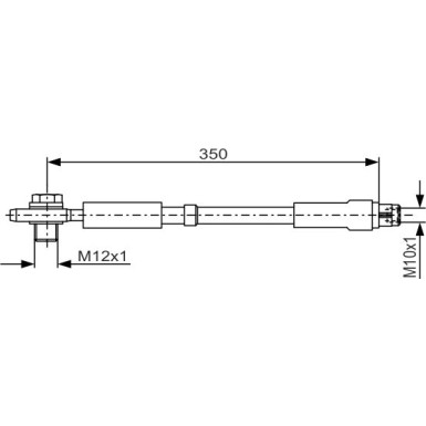BOSCH Bremsschlauch 1 987 481 091