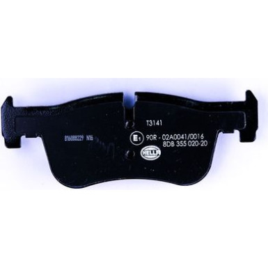Hella Bremsbelagsatz, Scheibenbremse 8DB 355 020-201 Hella Bremsbelagsatz, Scheibenbremse 8DB 355 020-201