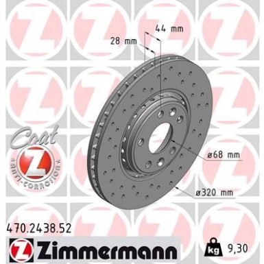 Bremsscheibe 470.2438.52 Bremsscheibe 470.2438.52