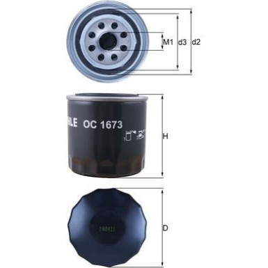 Ölfilter OC 1673 Ölfilter OC 1673