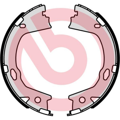 Brembo Bremsbackensatz, Feststellbremse ESSENTIAL LINE S 30 546