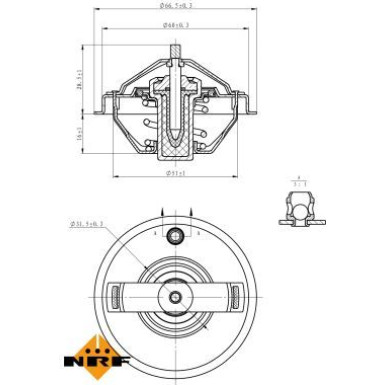 Thermostat, Kühlmittel 725210 Thermostat, Kühlmittel 725210