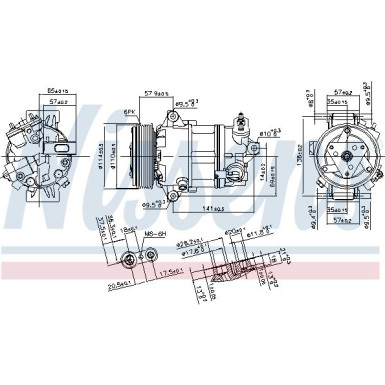 Kompressor, Klimaanlage 890056 Kompressor, Klimaanlage 890056