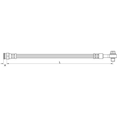 Metzger Bremsschlauch 4111619