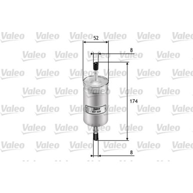 Valeo Kraftstofffilter 587020