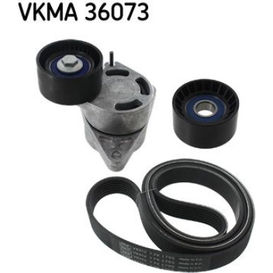SKF Keilrippenriemensatz VKMA 36073