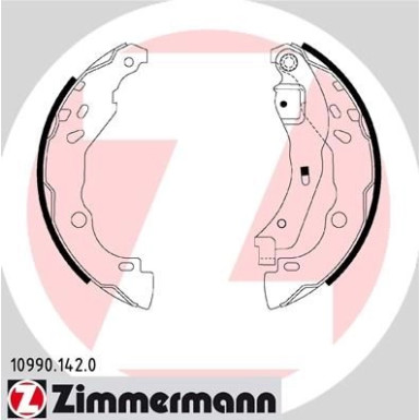 Bremsbackensatz 10990.142.0 Bremsbackensatz 10990.142.0