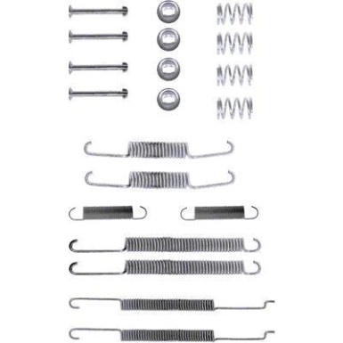 Hella Zubehörsatz, Bremsbacken 8DZ 355 200-291 Hella Zubehörsatz, Bremsbacken 8DZ 355 200-291