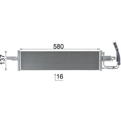 Mahle Ölkühler, Automatikgetriebe BEHR Premium Line CLC 290 000P