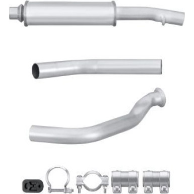 Hella Vorschalldämpfer Easy2Fit – PARTNERED with Faurecia 8LB 366 021-521