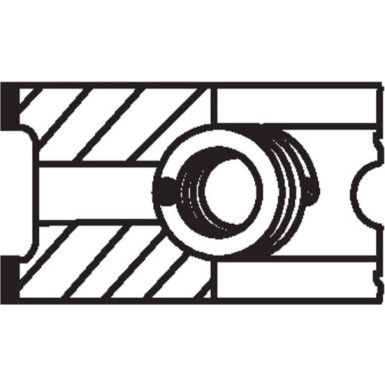 Mahle Kolbenringsatz 021 62 N0