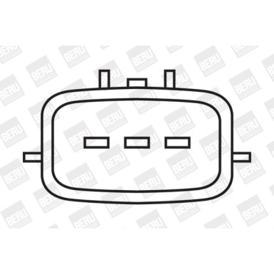 BorgWarner (BERU) Zündspule ZSE021