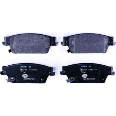 Hella Bremsbelagsatz, Scheibenbremse 8DB 355 012-231