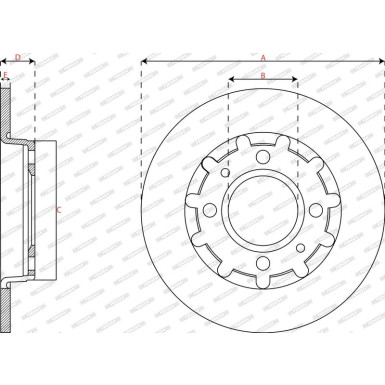 Ferodo Bremsscheibe PREMIER DDF2985C